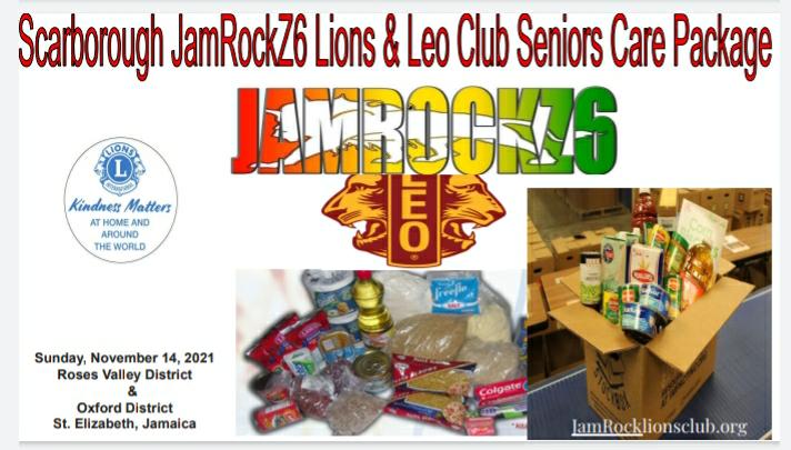 ScarboroughJamRockZ6 Lions & Leo Club Seniors Care Package