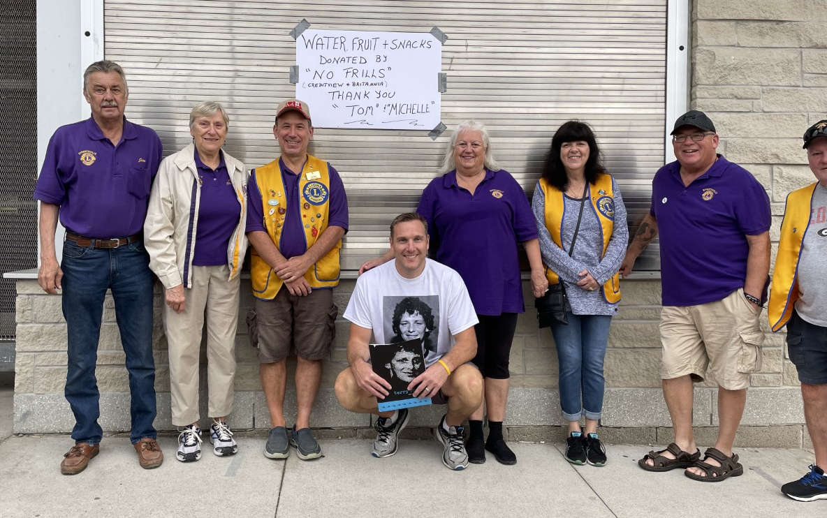 Streetsville Lions 2022 Terry Fox Run team